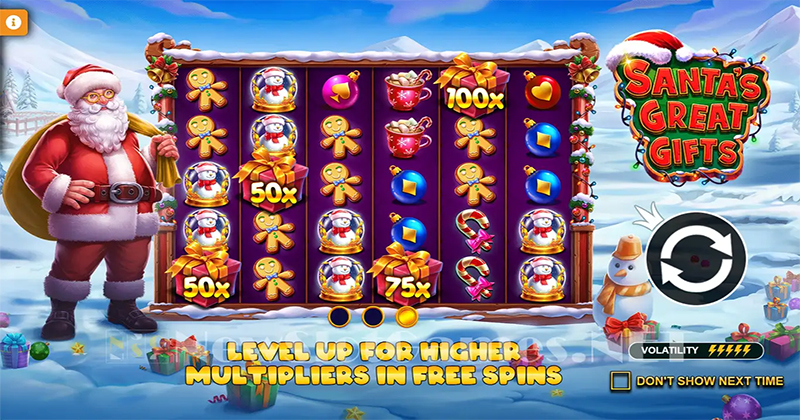 Santa's Great Gifts slot demo