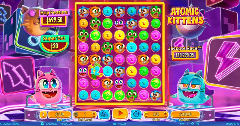 Atomic Kittens slot demo