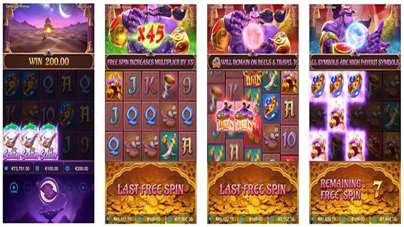 Genie's 3 Wishes-"Slots"